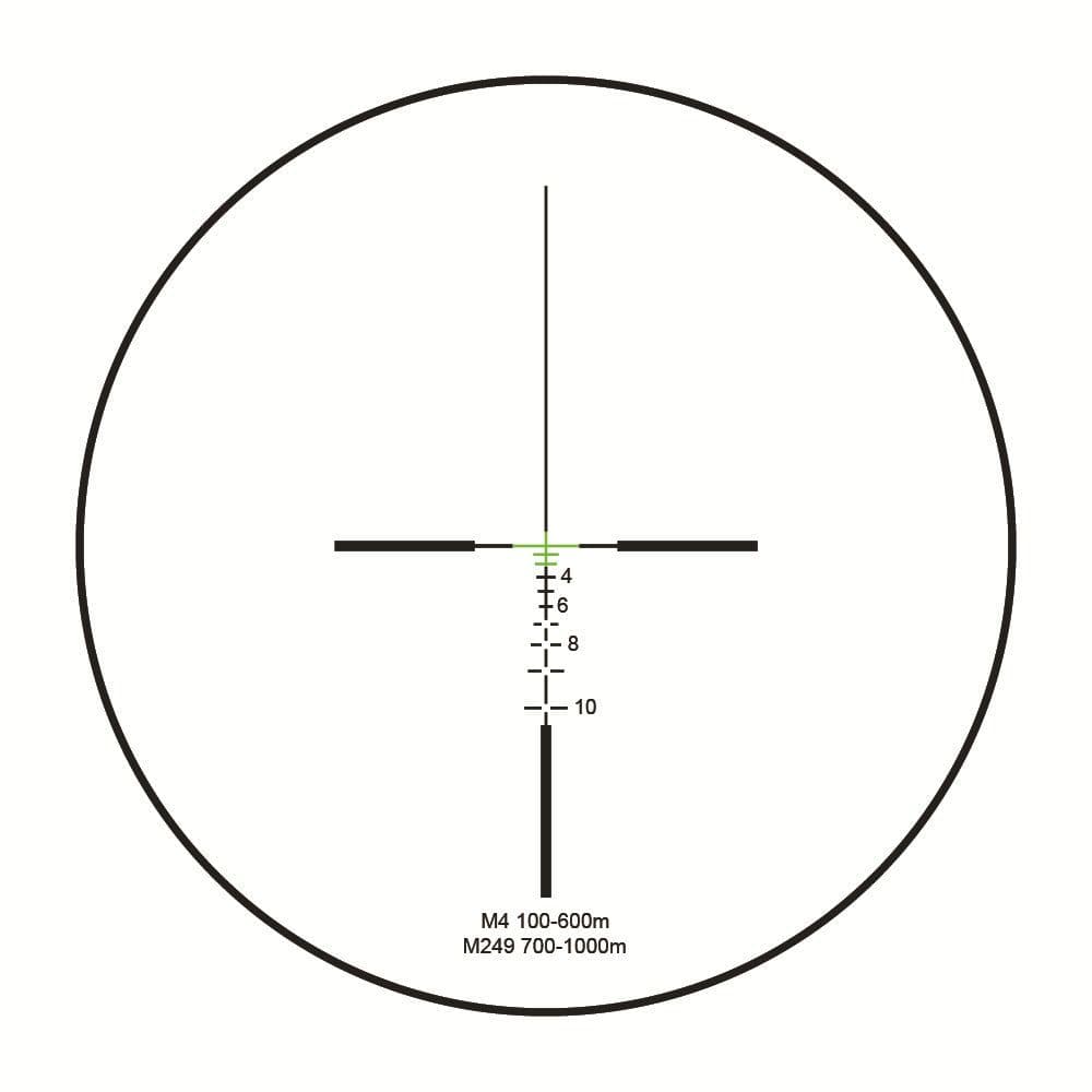 image-Maku metal sight 4x32 eating chicken outdoor sports quadruple lens