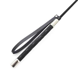 image-Horse Riding PU Leather Riding Whip Fun Supplies Straight Whip Pointer Slave