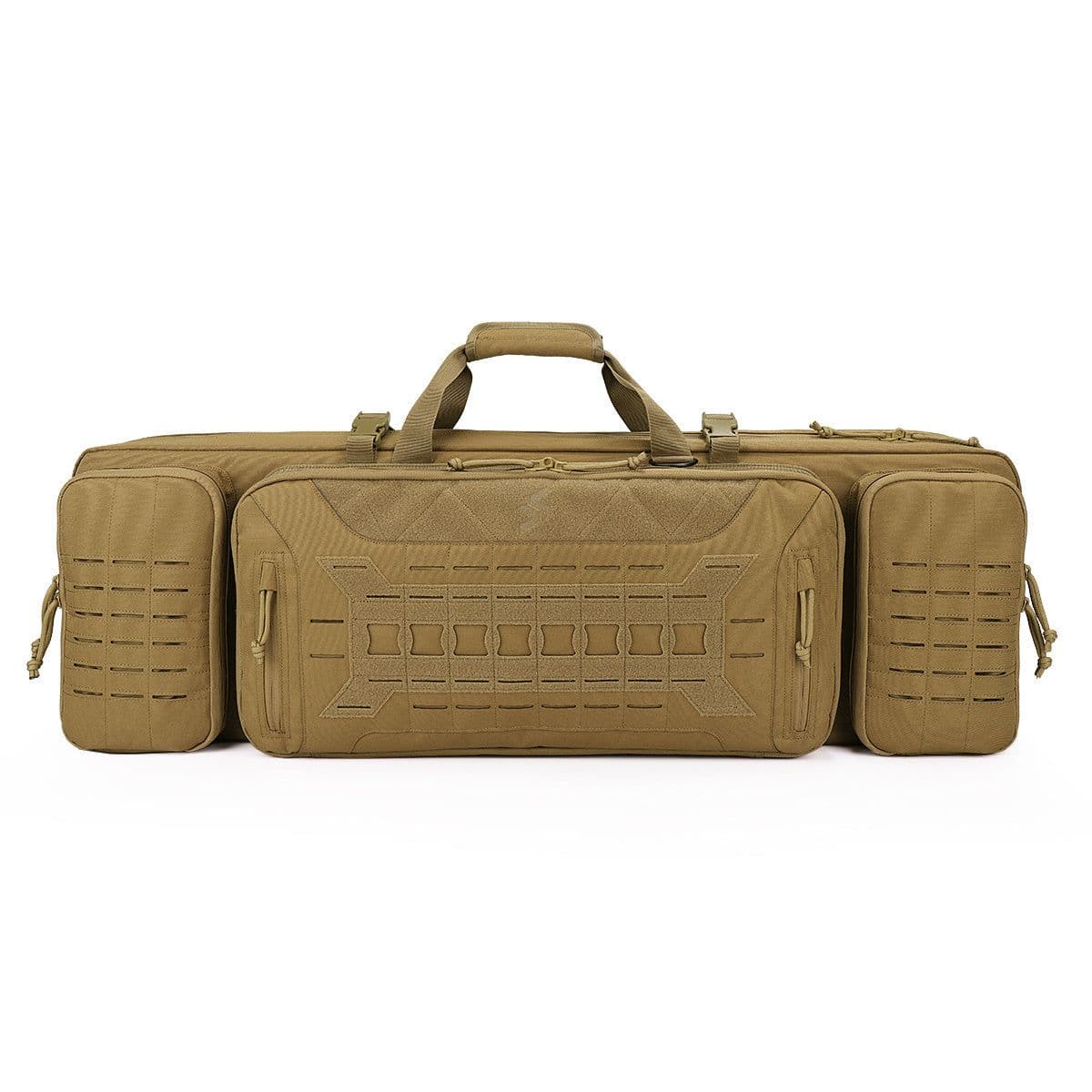 image-VOTAGOO Double Rifle Case Gun Bag, Safely Long-Barrel Firearm Transportation Cases Locks, All-Weather Soft Tactical Range Bag Ackpack For Shotgun Spacious Heavy Duty