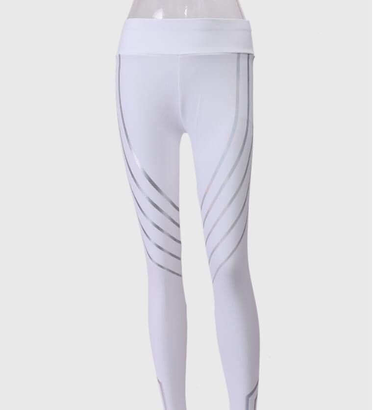 image-Fitness Yoga Pants Laser Printed Slimming Sports Leggings