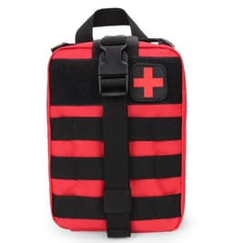 image-Tactical First Aid Kit Waist Bag Emergency Travel Survival Rescue Handbag Waterproof Camping First Aid Pouch Patch Bag