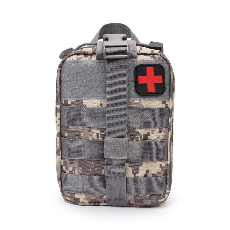 image-Tactical First Aid Kit Waist Bag Emergency Travel Survival Rescue Handbag Waterproof Camping First Aid Pouch Patch Bag