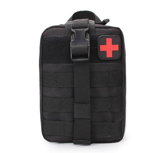 image-Tactical First Aid Kit Waist Bag Emergency Travel Survival Rescue Handbag Waterproof Camping First Aid Pouch Patch Bag