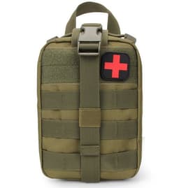 image-Tactical First Aid Kit Waist Bag Emergency Travel Survival Rescue Handbag Waterproof Camping First Aid Pouch Patch Bag