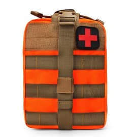 image-Tactical First Aid Kit Waist Bag Emergency Travel Survival Rescue Handbag Waterproof Camping First Aid Pouch Patch Bag