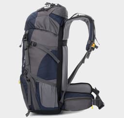 image-Mountaineering waterproof outdoor sports nylon bag Wild camping backpack Rainproof 60L mountaineering bag wholesale