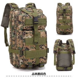 image-Camouflage Backpack Outdoor Sports Upgraded 3P Bag Camouflage Backpack Tactical Backpack Outdoor Camping Travel