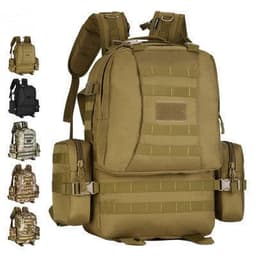 image-50L outdoor backpack backpack camping travel backpack combination large capacity backpack luggage bag