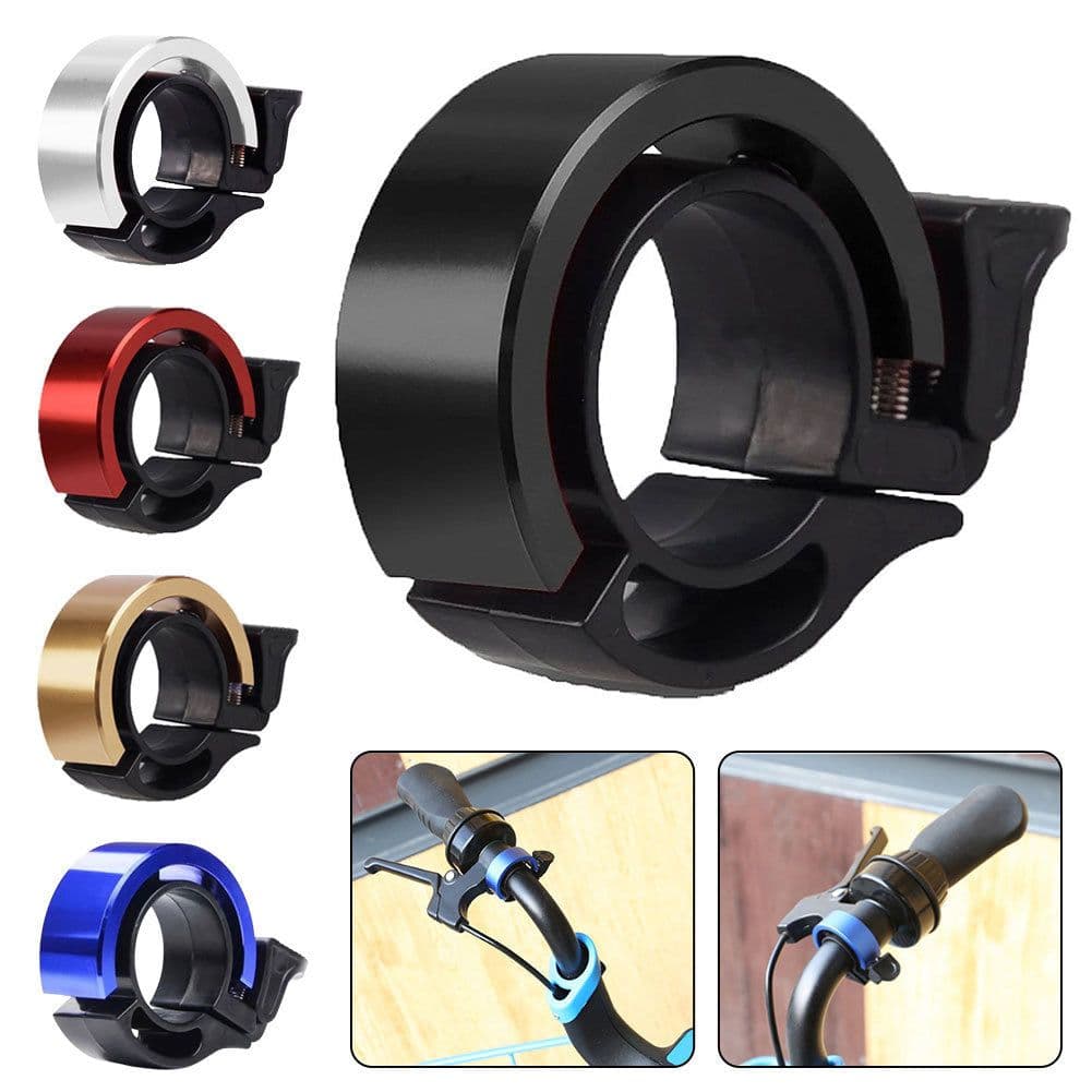 image-Aluminum Alloy Bicycle Bell For Children Adults Moutain Bike Universal Bike Horn Ring Sound Alarm Accessories For Safety Cycling