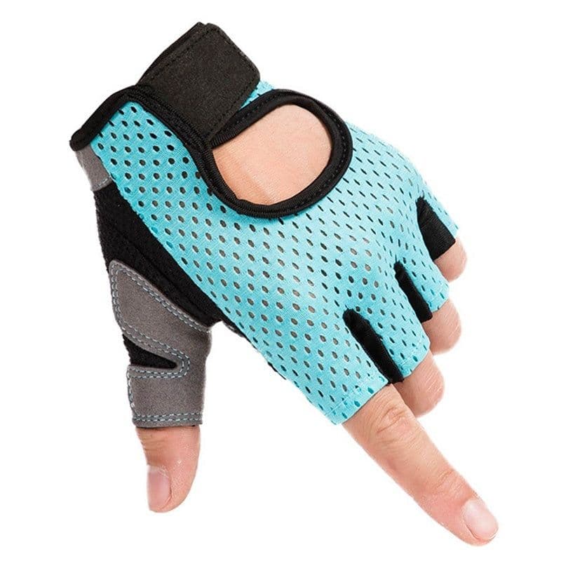 image-Half finger gloves sports fitness gloves outdoor riding non-slip wear gloves