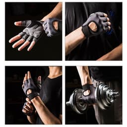 image-Half finger gloves sports fitness gloves outdoor riding non-slip wear gloves