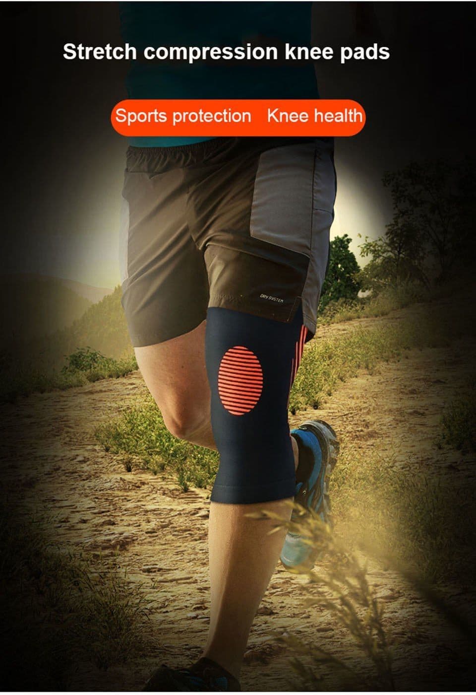 image-1PCS High Elasticity Knee Support Relieve Arthritis