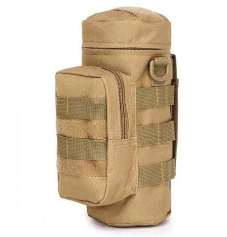image-Outdoors Molle Water Bottle Pouch Tactical Gear Kettle Waist Shoulder Bag for Army Fans Climbing Camping Hiking Bags