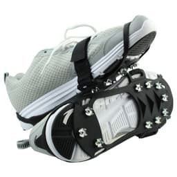 image-Outdoor Ice Floes Gripper 10 Nails, Snow Crampons Strap Climbing Cleats Spikes Non Slip Boots Silicone Ice Stud Shoes Grip
