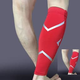 image-Basketball Football Compression Leg Sleeve Calf Support High Elastic Running Legs Warmers Shin Guard Cycling Leg Warmers