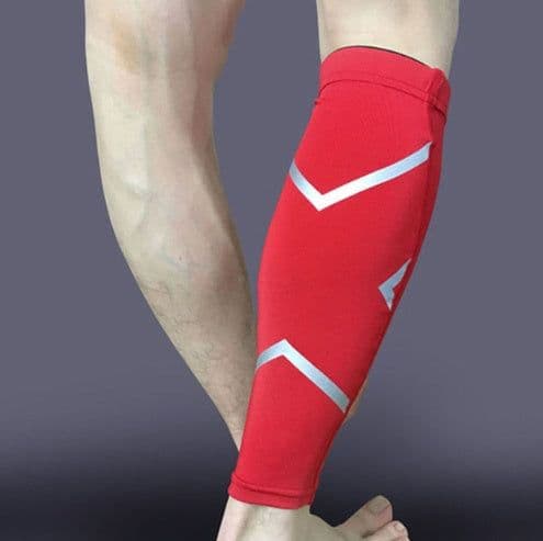 image-Basketball Football Compression Leg Sleeve Calf Support High Elastic Running Legs Warmers Shin Guard Cycling Leg Warmers