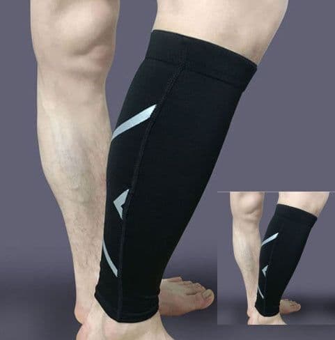 image-Basketball Football Compression Leg Sleeve Calf Support High Elastic Running Legs Warmers Shin Guard Cycling Leg Warmers