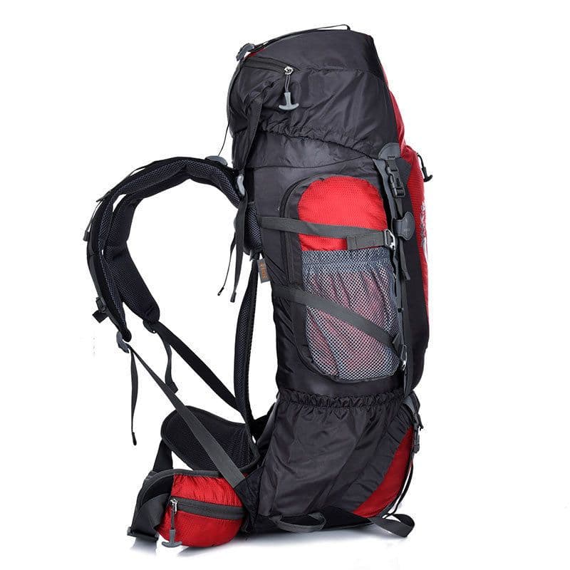 image-Professional mountaineering package 80L85L outdoor Backpack Travel hiking outdoors camping donkey tents bag
