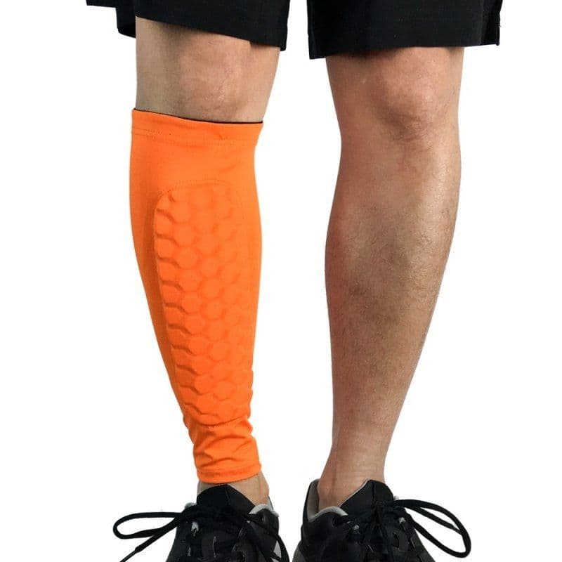 image-Football new Shin Guards Soccer Protective Pads Holders Leg Sleeves Training Basketball Sports Protector Gear Adult Teenager
