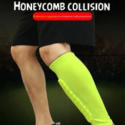 image-Football new Shin Guards Soccer Protective Pads Holders Leg Sleeves Training Basketball Sports Protector Gear Adult Teenager