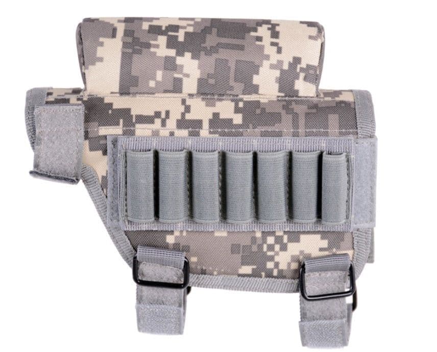 image-Hunting Gun Accessories Adjustable Rifle Shotgun Tactical Buttstock Cheek Rest Shooting Pad Ammo Case Cartridges Holder Pouch