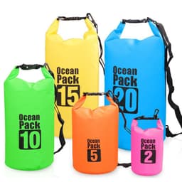 image-Waterproof Water Resistant Dry Bag Sack Storage Pack Pouch Swimming Outdoor Kayaking Canoeing River Trekking Boating