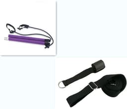 image-Adjust Resistance Band Hanging On The Door Easy Install Flexibility Training Strap Yoga Ballet
