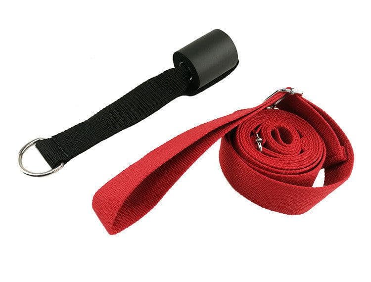image-Adjust Resistance Band Hanging On The Door Easy Install Flexibility Training Strap Yoga Ballet