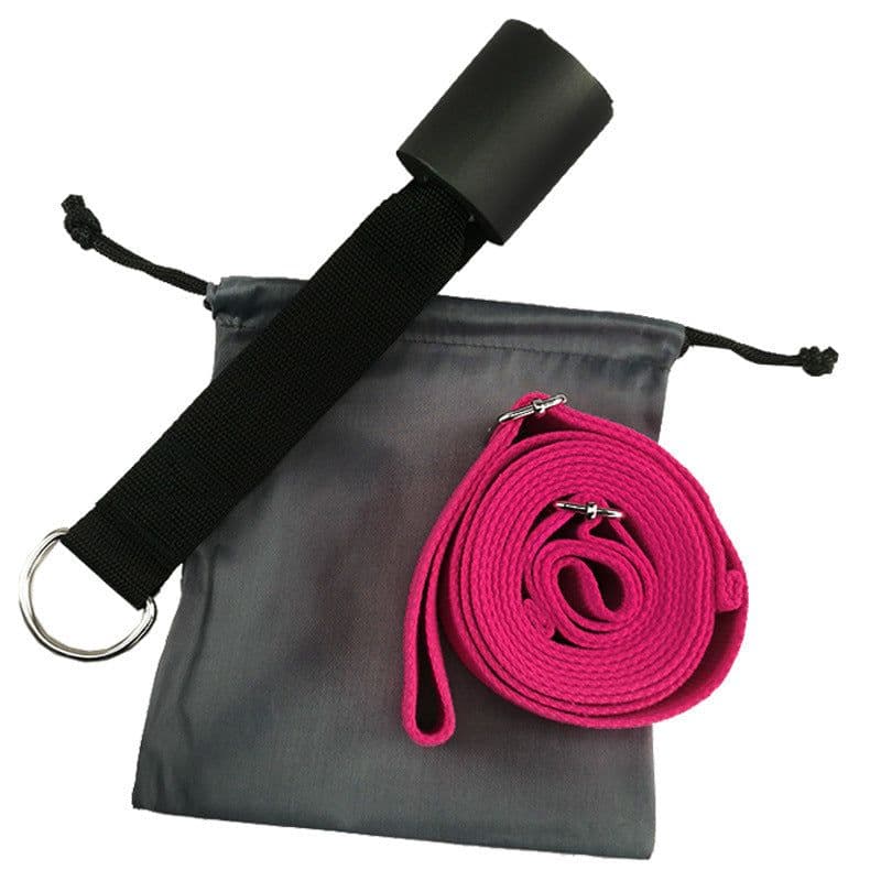 image-Adjust Resistance Band Hanging On The Door Easy Install Flexibility Training Strap Yoga Ballet
