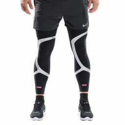 image-Kuangmi 2 Pcs Leg Compression Sleeve Basketball Support Sports Knee Protector Socks Pads Shin Guard Football Leg Warmers Cycling