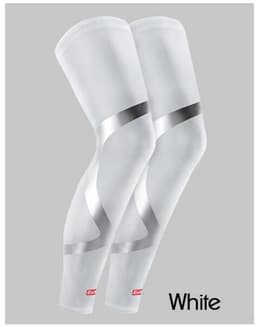 image-Kuangmi 2 Pcs Leg Compression Sleeve Basketball Support Sports Knee Protector Socks Pads Shin Guard Football Leg Warmers Cycling