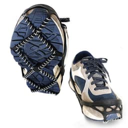 image-1 Pair Ice Snow Gripper Non-Slip Elastic Shoes Boots Professional Anti Skid Spikes Grips Unisex Shoe Covers Crampons For Outdoor