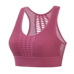 image-Women Sports Bra Sexy Brathable Mesh Sports Top
