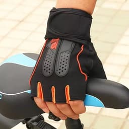 image-Fashion men's fitness gloves
