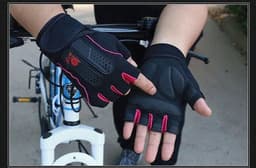 image-Fashion men's fitness gloves