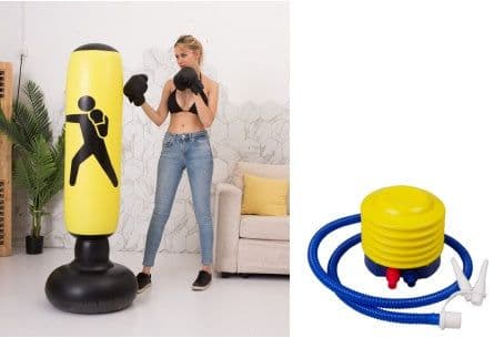 image-Boxing Punching Bag Inflatable Free-Stand Tumbler Sandbag