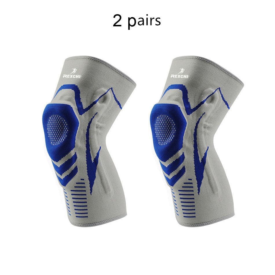 image-Outdoor fitness silicone sports knee pads
