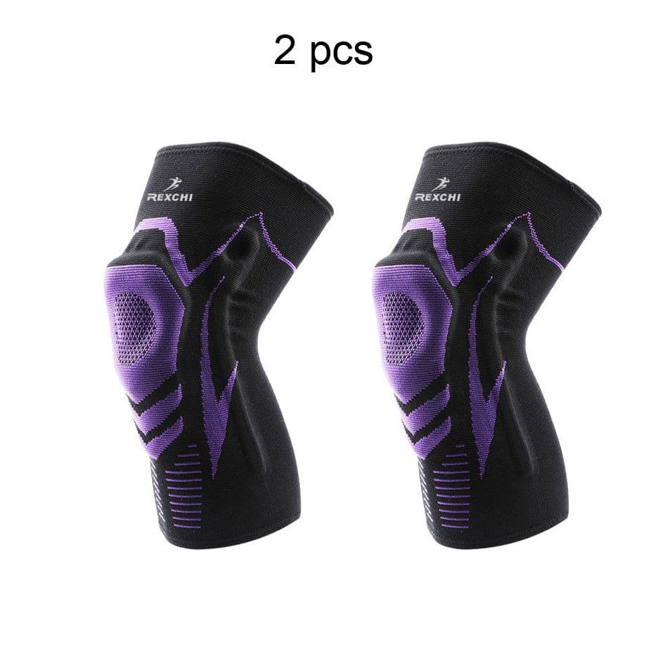 image-Outdoor fitness silicone sports knee pads