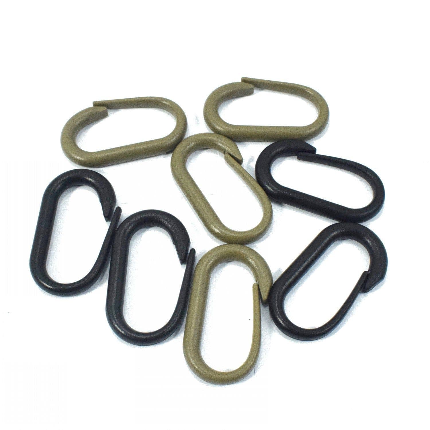 image-Plastic Oval Hanging Buckle Carabiner Hanging DIY Accessories Backpack Accessories
