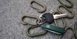 image-Plastic Oval Hanging Buckle Carabiner Hanging DIY Accessories Backpack Accessories