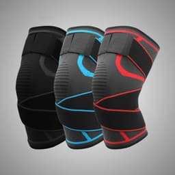 image-Outdoor sports compression horoscope cross strap knee pads