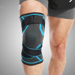 image-Outdoor sports compression horoscope cross strap knee pads