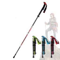 image-Ultralight carbon trekking poles for outdoor hiking