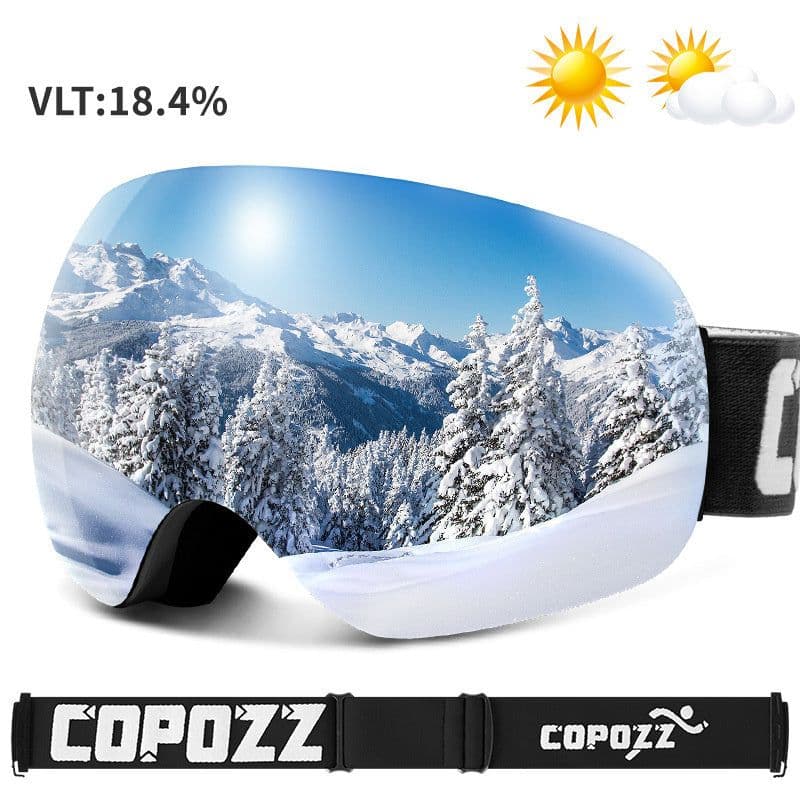 image-Ski Goggles Men And Women Adult Borderless Goggles Equipment