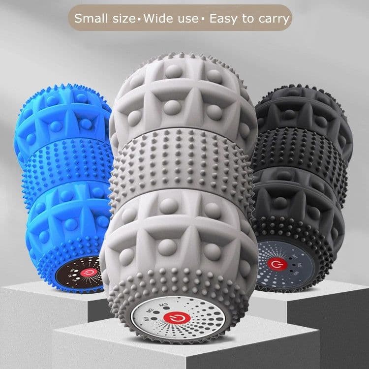 image-Electric Deep Tissue Foam Roller Vibrating Sports Recovery Peaunt Massage Ball