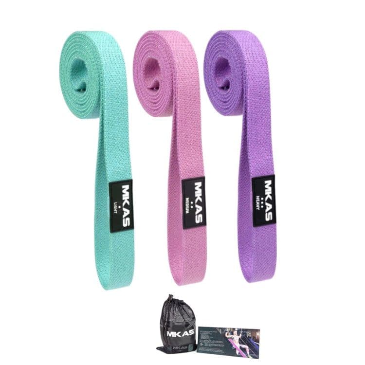 image-Long Resistance Band Yoga Ring Tension Band