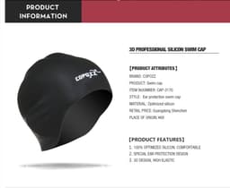 image-Silicone Waterproof 3D elastic Swimming Caps for Men Women Long Hair Swimming Hat Cover Ear Bone Pool adult swim cap