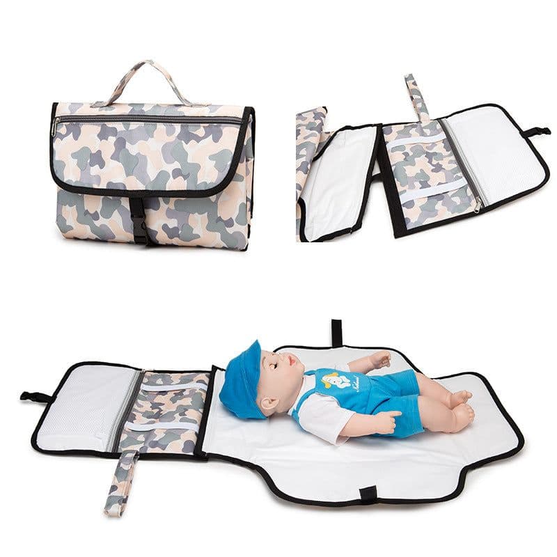 image-Newborn Multifunction Travel Waterproof Portable Diaper Change Pad Cover Bag Baby Changing Table Foldable Mat