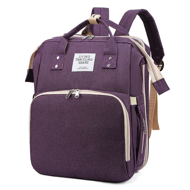 image-Portable Folding Crib Mummy Bag Multi-Purpose Mother And Baby Bag