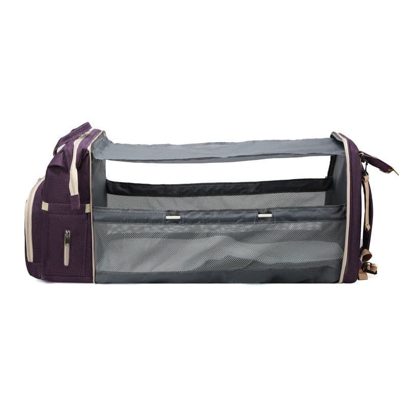 image-Portable Folding Crib Mummy Bag Multi-Purpose Mother And Baby Bag